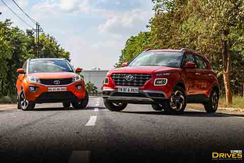 Hyundai Venue DCT vs Tata Nexon AMT: The better petrol automatic SUV?