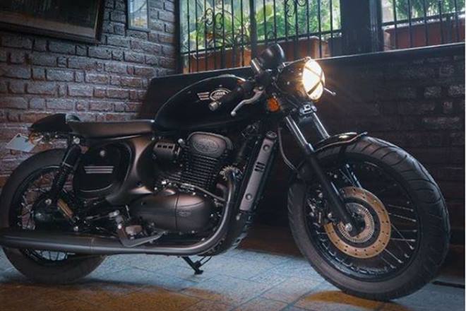 jawa forty two modified cafe racer