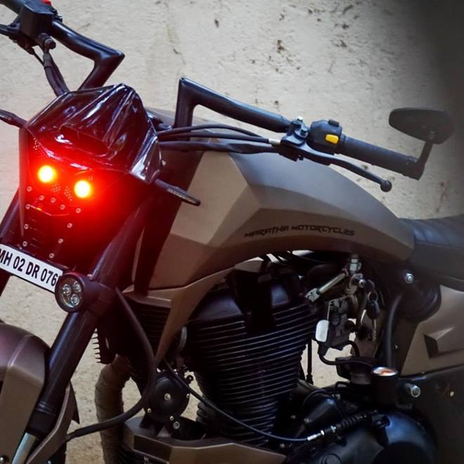 The headlamp unit has been replaced with a custom built one with LED lights, along with indicators and new LED fog lamps as well. The fuel tank capacity has been increased to 20 litres for greater capability to go the long distance. The seat cushion has been improved for better comfort.