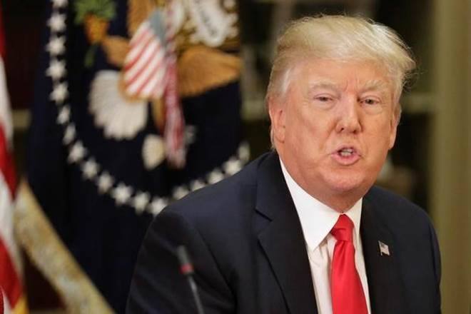"We've made a lot of progress. We're talking," Trump told reporters at the White House. (File photo)