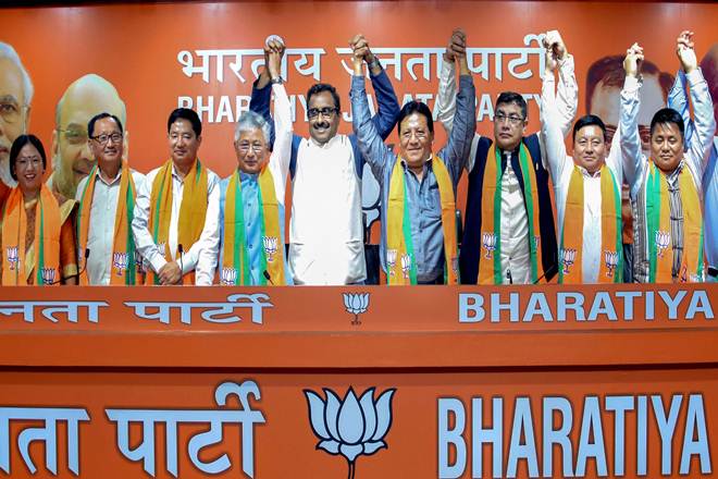 bjp news, BJP in Sikkim, bjp in northeast, sdf mlas join bjp, Sikkim Democratic Front latest news, pawan chamling, sdf sikkim, JP Nadda, Sikkim assembly, sikkim news