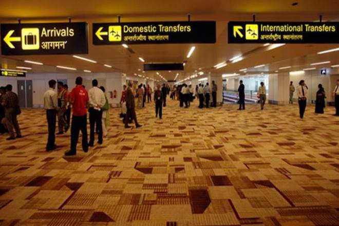 Delhi airport terminal image