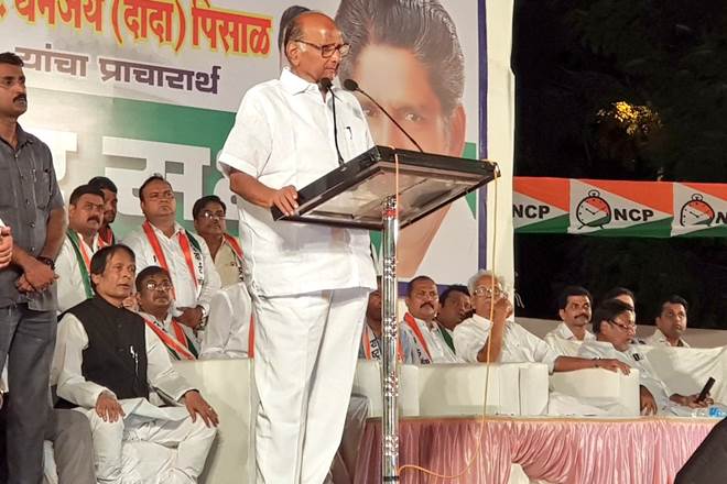 "So, what can we say if someone says he had the right to sign, yet couldn't do anything? One should wear bangles if he cannot do anything for people despite being a minister," Pawar said. (Twitter image)