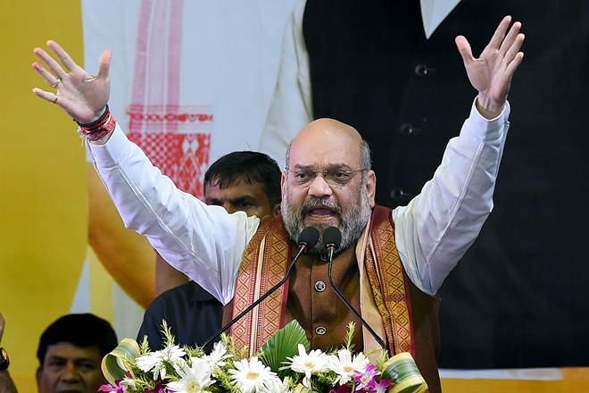 Amit Shah slams Congress at Kaithal rally in Haryana. (PTI Photo/File)