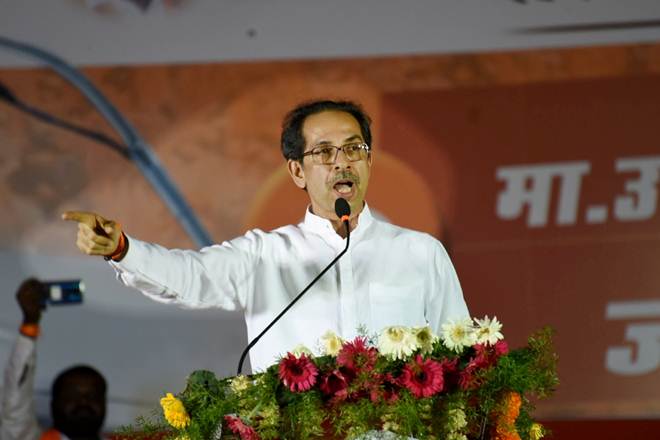 File photo of Shiv Sena chief Uddhav Thackeray. The party has demanded a written assurance from BJP that it will implement the formula for equal sharing of power in Maharashtra.