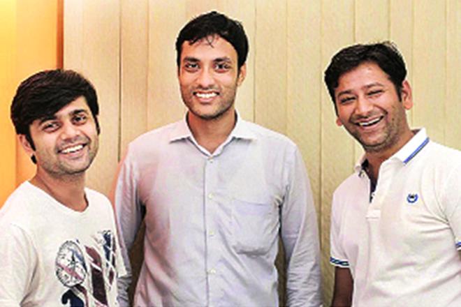 From left: Fitso, founded by three IIT Delhi alumni, Naman Sharma, Saurabh Agarwal and Rahool Sureka 