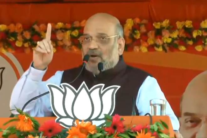 Shah slammed the grand old party for not solving the Kashmir problem in 70 years of its rule purely for vote bank politics. (Twitter/BJP)
