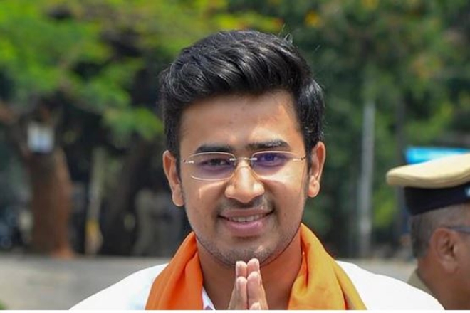 tejasvi surya, tejasvi surya speech, tejasvi surya news