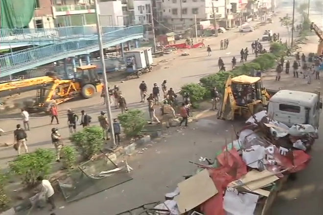 Shaheen bagh cleared