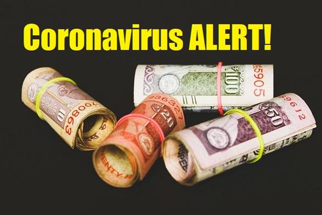 coronavirus spread through cash