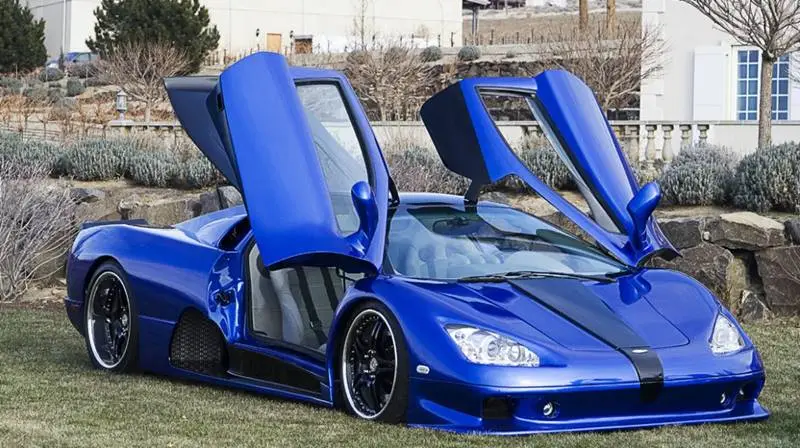 SSC Ultimate Aero: The Ultimate Aero was tested by the Guinness Book of World Records as the fastest car in the world in the year 2007 and it held that record till July 2010. Its Twin Turbo V8 engine packs 1183 hp. It does 0-100 km/h in 2.7 seconds and a top speed of 413 km/h.