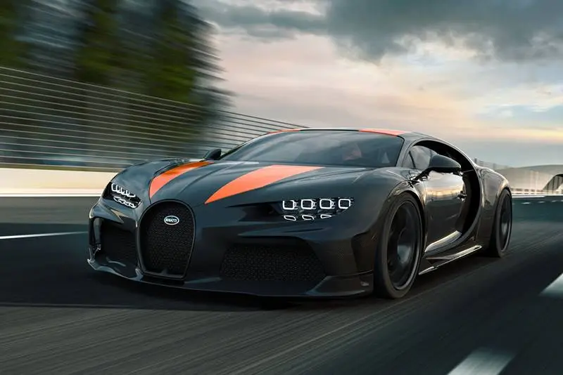 Bugatti Chiron Super Sport 300+: The prototype of this car has already done 490.484 km/h. Officially called the Bugatti Chiron Super Sport 300+, the hypercar is going to boast a quad-turbo 8.0-liter W16 engine with 1,578 horsepower as seen in the Centodieci.