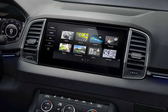 skoda karoq infotainment