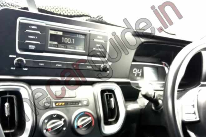 Kia Sonet base variant interior spied 