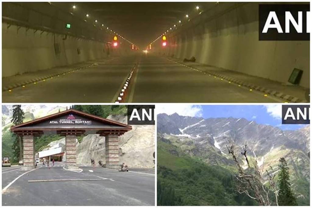 Atal Tunnel World’s longest highway tunnel above 10,000 feet