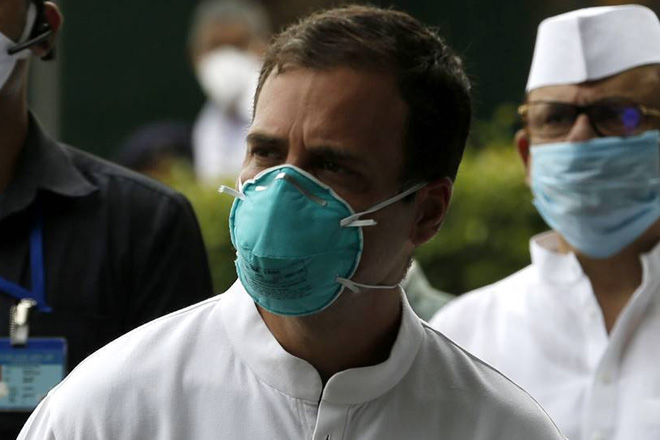 Rahul Gandhi slams Modi government over COvid-19 handling. (file pic. IE)