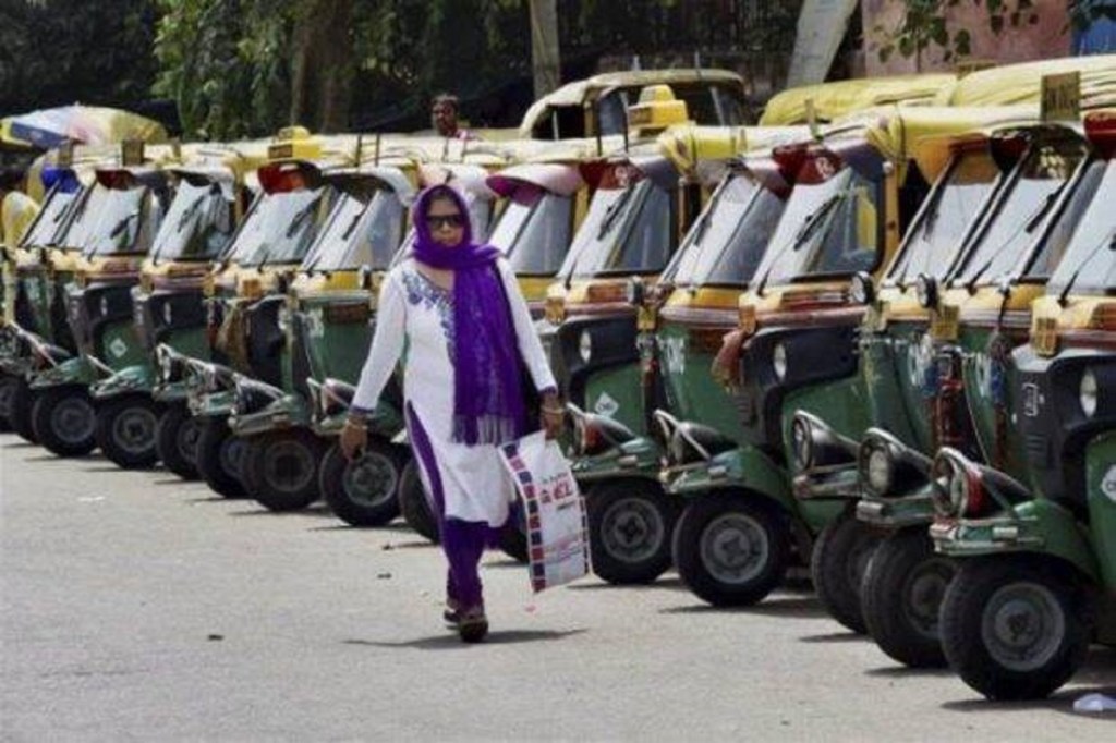 Bike taxis recovered up to 40 per cent while autos recovered back to 48 per cent of January levels. Image: PTI