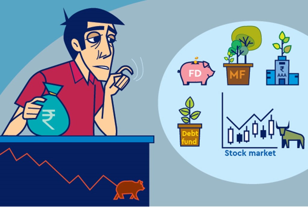 Equity mutual funds are more volatile than debt funds. You may witness some of your equity funds underperforming compared to other similar funds in the market.