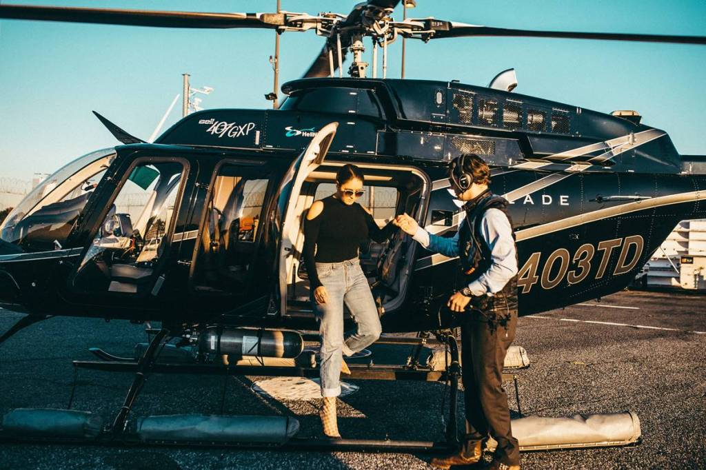 In addition to the on-seat service provided by the company, customers have also been enabled to crowdsource or book the entire chopper for their convenience. (Photo Credit: Blade India)