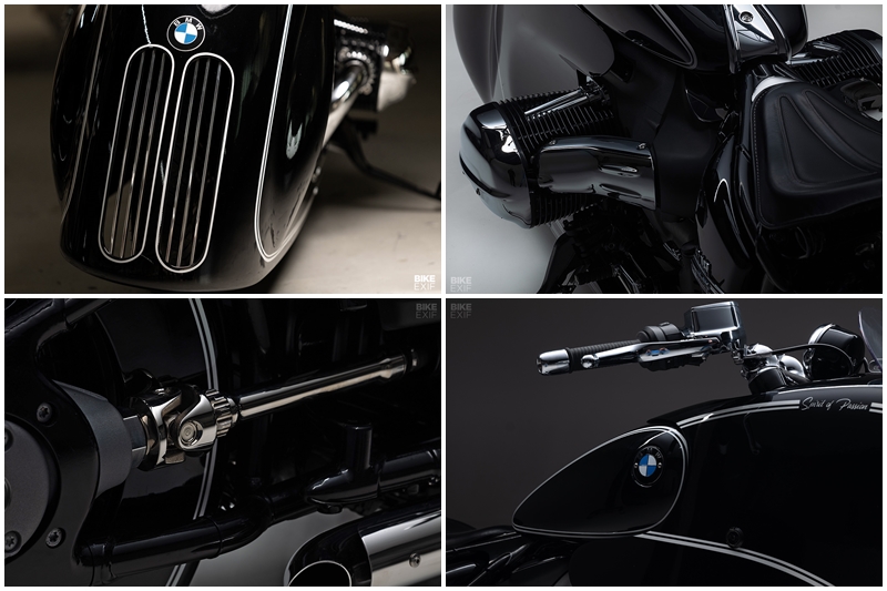 Called ‘Spirit of Passion,’ it retains the Art Deco vibe that Dirk has refined over the past few years. And although it looks like it belongs on the manicured lawns of Pebble Beach, or the Concorso d’Eleganza at Villa d’Este in Italy, it’s actually a fully functional, rideable motorcycle. (Source: Bikeexif)