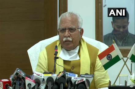 Haryana Chief Minister Manohar Lal Khattar