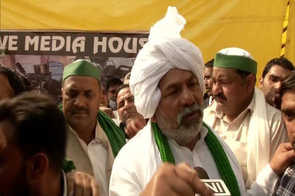 Bharatiya KIsan Union's Rakesh Tikait (ANI)