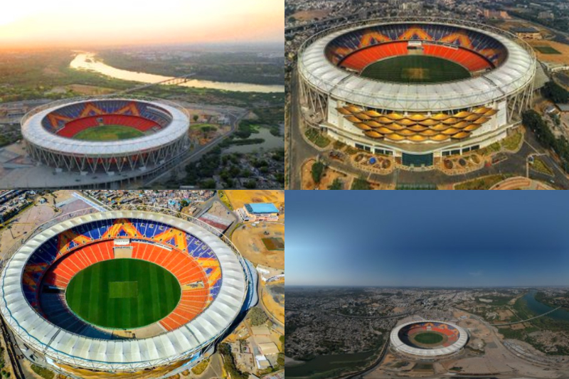 Motera Stadium, Sardar Patel Stadium, Narendra Modi Stadium, Ahmedabad Stadium, Motera, world biggest cricket stadium, world largest cricket stadium, biggest cricket stadium in world, Motera stadium news, Gujarat, Ahmedabad, Amit Shah, President Ram Nath Kovind