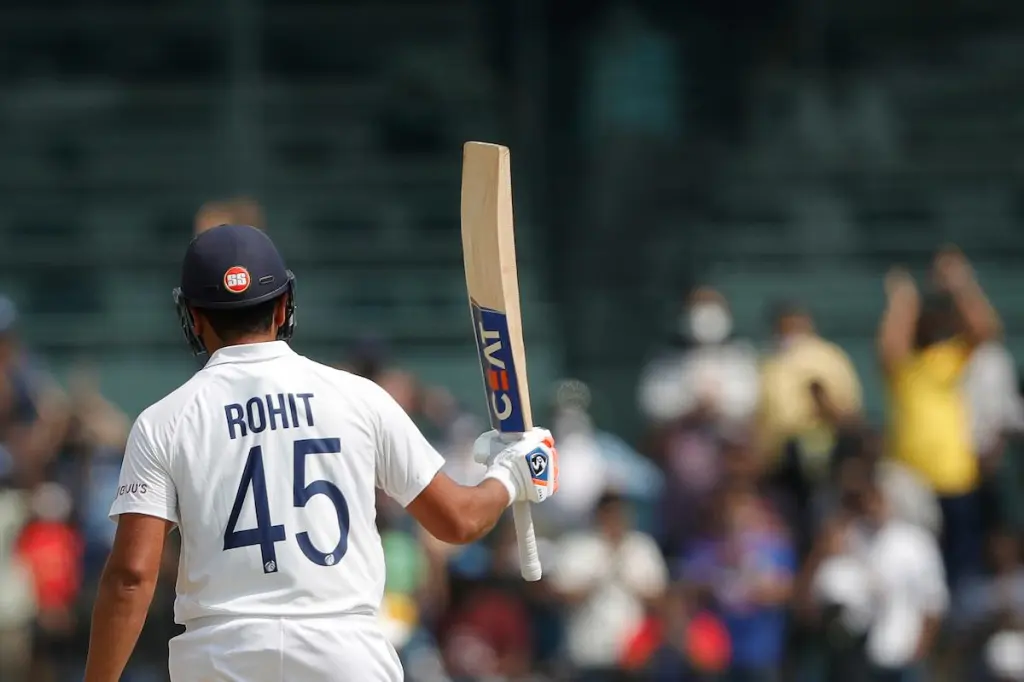 Rohit Sharma century India vs England 2nd Test MAC Chepauk Stadium Chennai