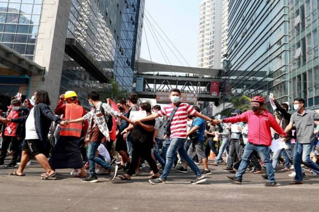 How are the Myanmar protests being organized? Explained World News The Financial Express