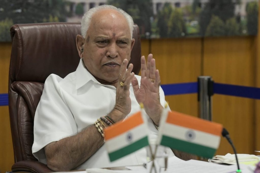 Karnataka CM BS BS Yeddyurappa.