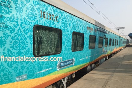rail line, humsafar express