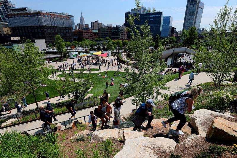 New York, Manhattan, Little Island park, Little Island, new york city, central park, Hudson River, Barry Diller, covid 19 pandemic, covid pandemic, covid, coronavirus, coronavirus lockodwn