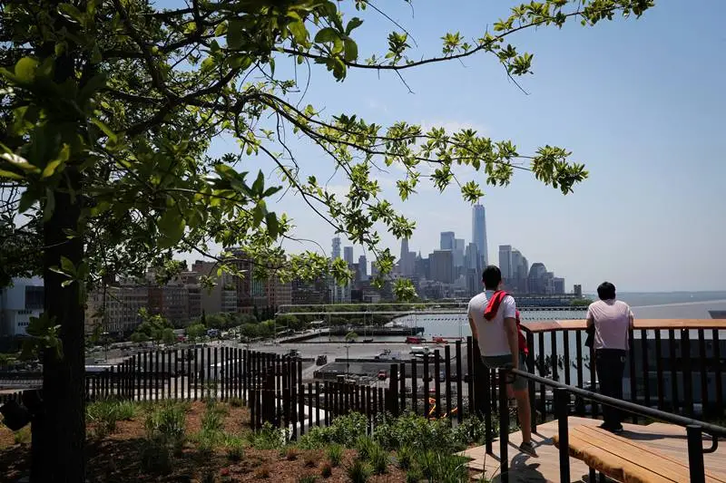 New York, Manhattan, Little Island park, Little Island, new york city, central park, Hudson River, Barry Diller, covid 19 pandemic, covid pandemic, covid, coronavirus, coronavirus lockodwn