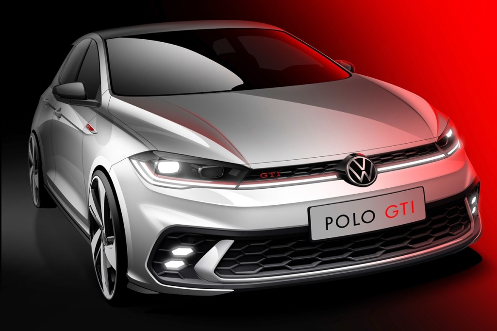 2021 Volkswagen Polo GTI design sketch revealed: World premiere by June end