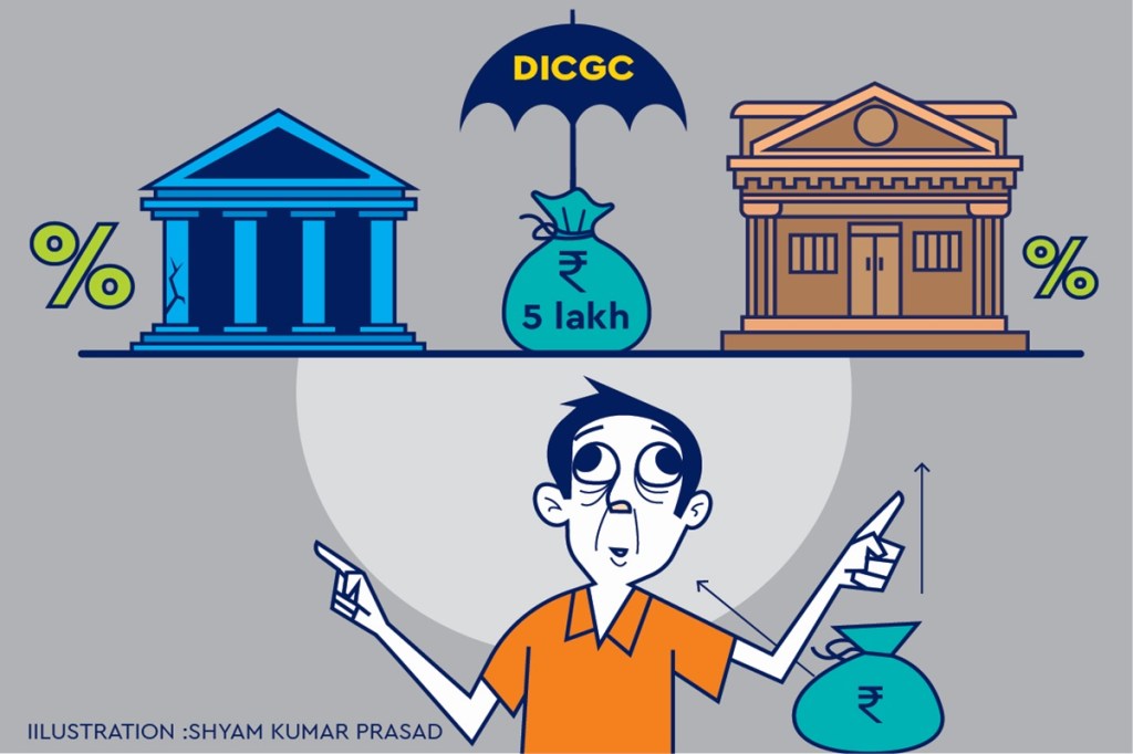 The reason is, despite DICGC being there, some co-operative banks have gone bust and the cases are dragging on in the courts.
