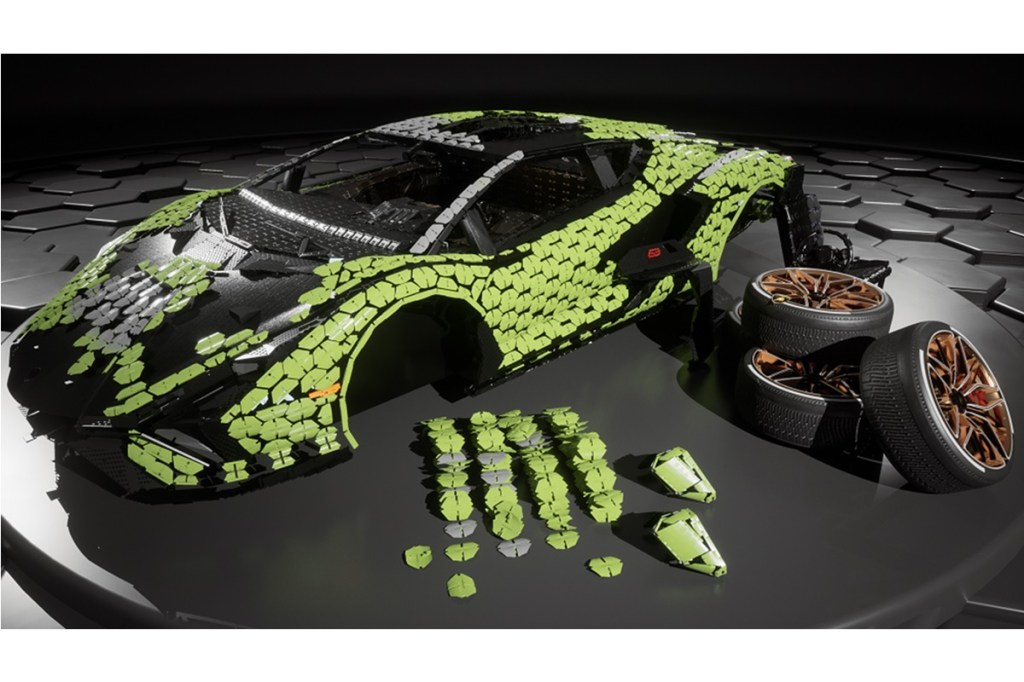 Lamborghini reveals life-size Sián FKP 37 built with over 4 lakh LEGO pieces