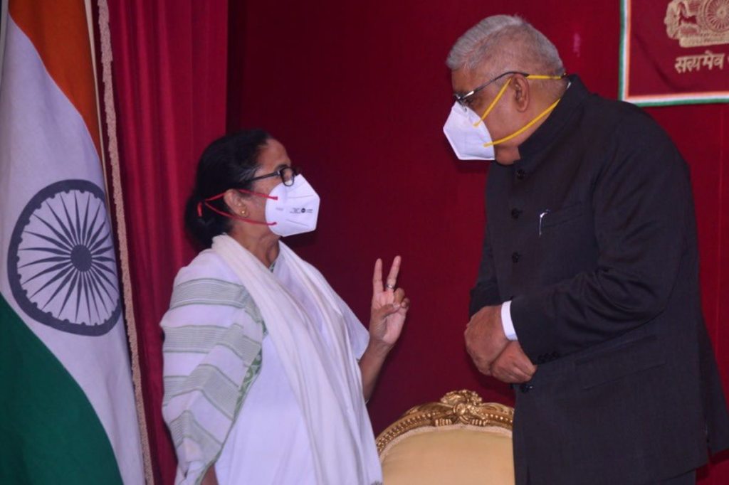 Jagdeep Dhankhar Mamata Banerjee