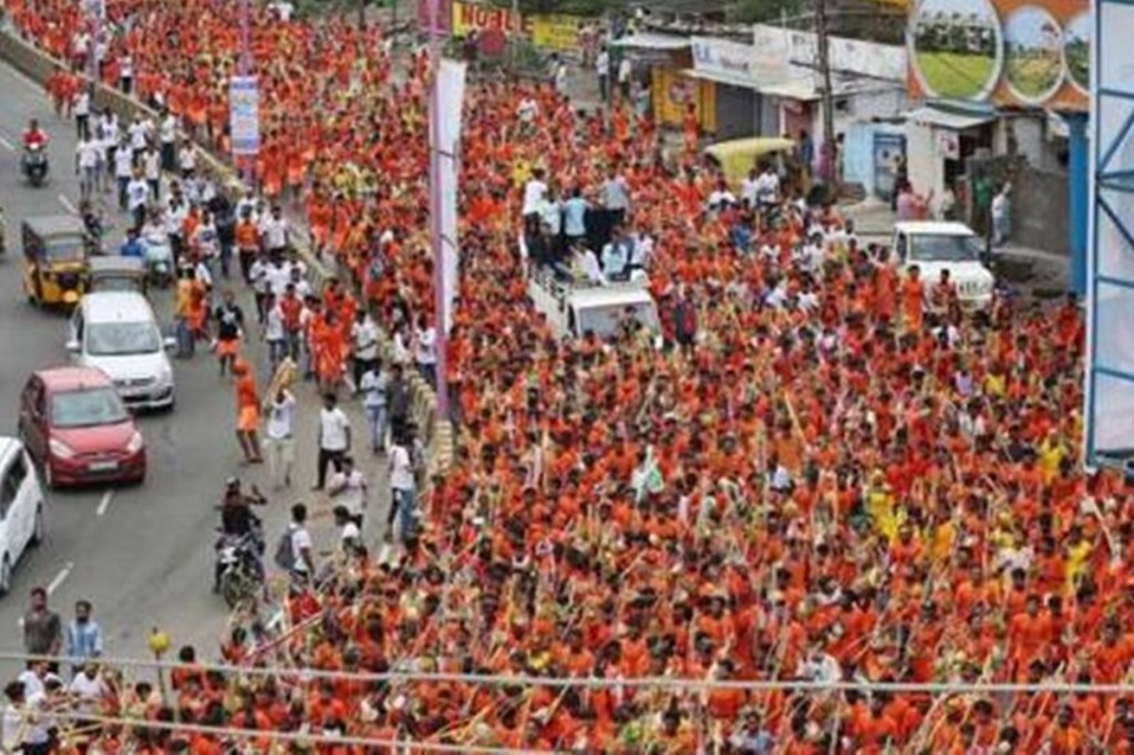 The home ministry wants states to affix personal responsibility on district officers for strict enforcement of Covid-19 behaviour; allowing the Kanwar Yatra sits quite oddly with such course of action. (File image)