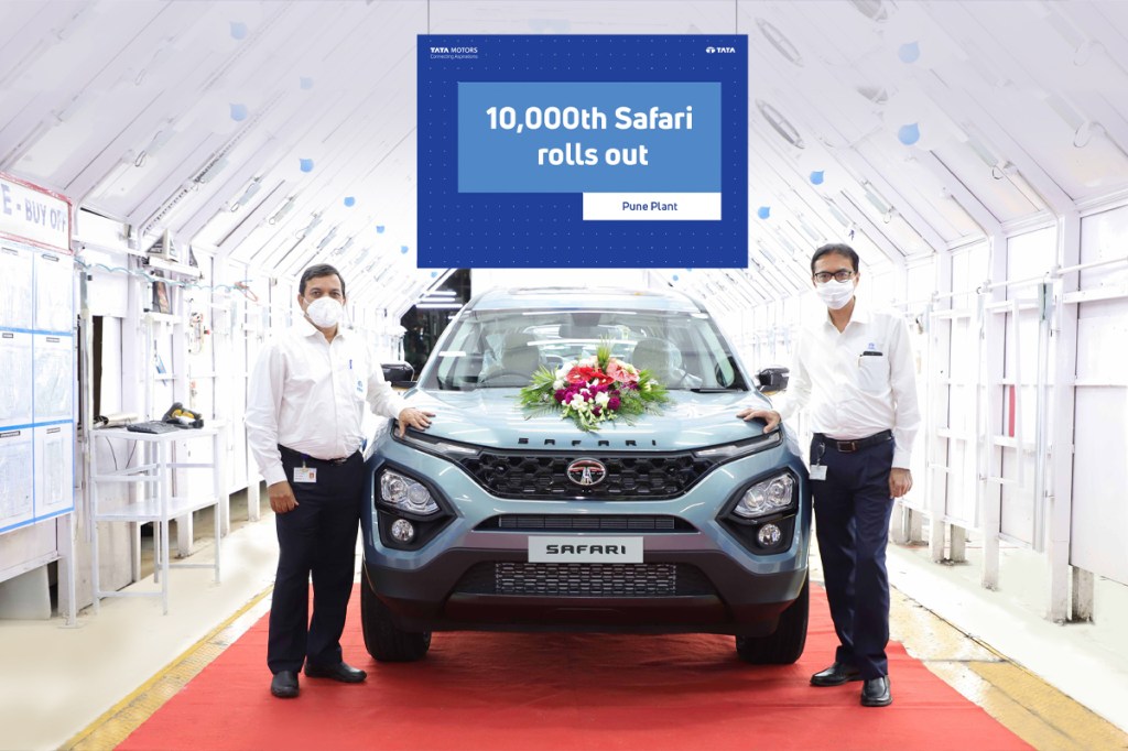 New Tata Safari reaches 10,000 unit production milestone in 5 months