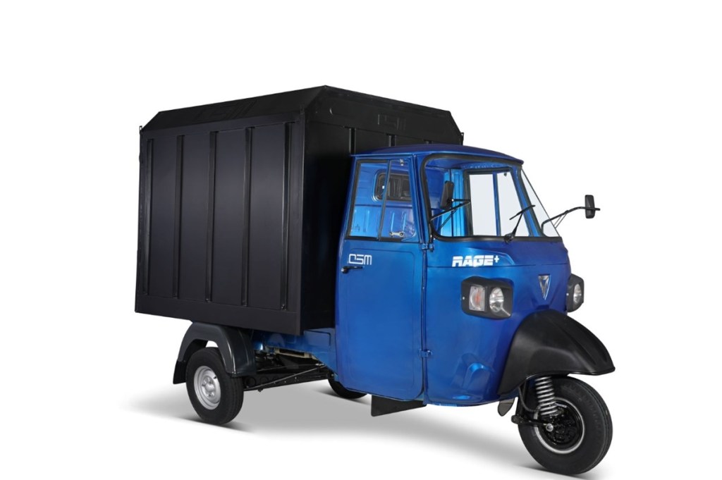 Omega Seiki Mobility Rage+ electric three-wheeler