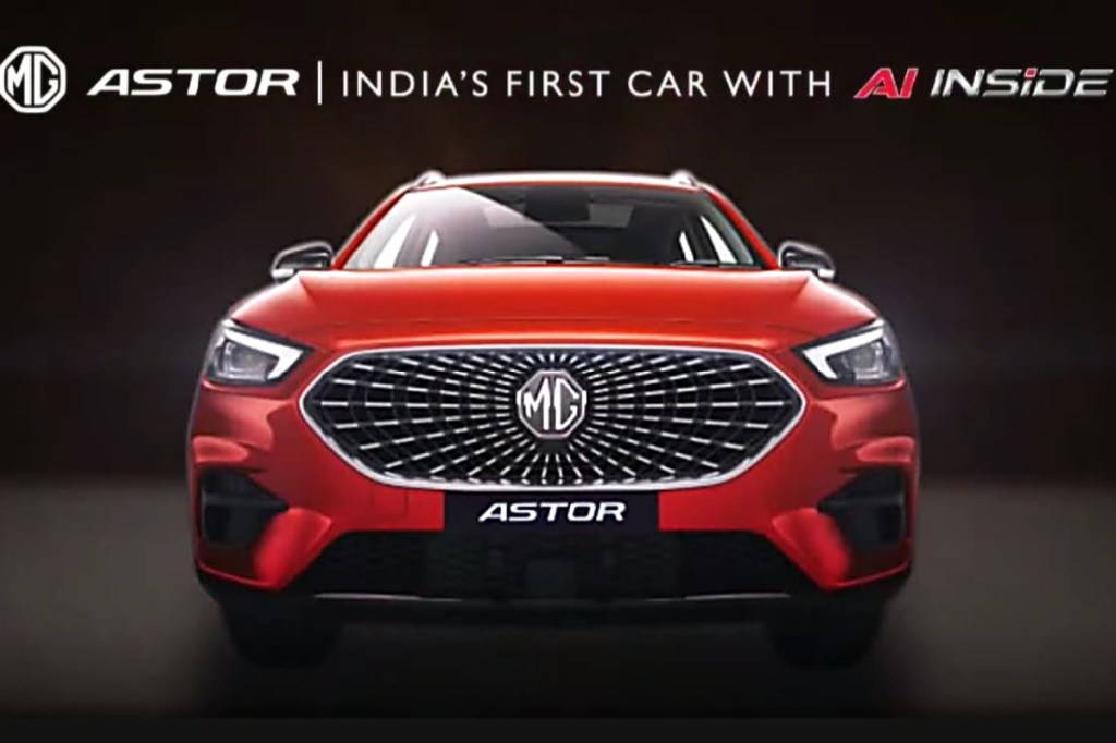 mg astor with personal ai assistance and ai technology