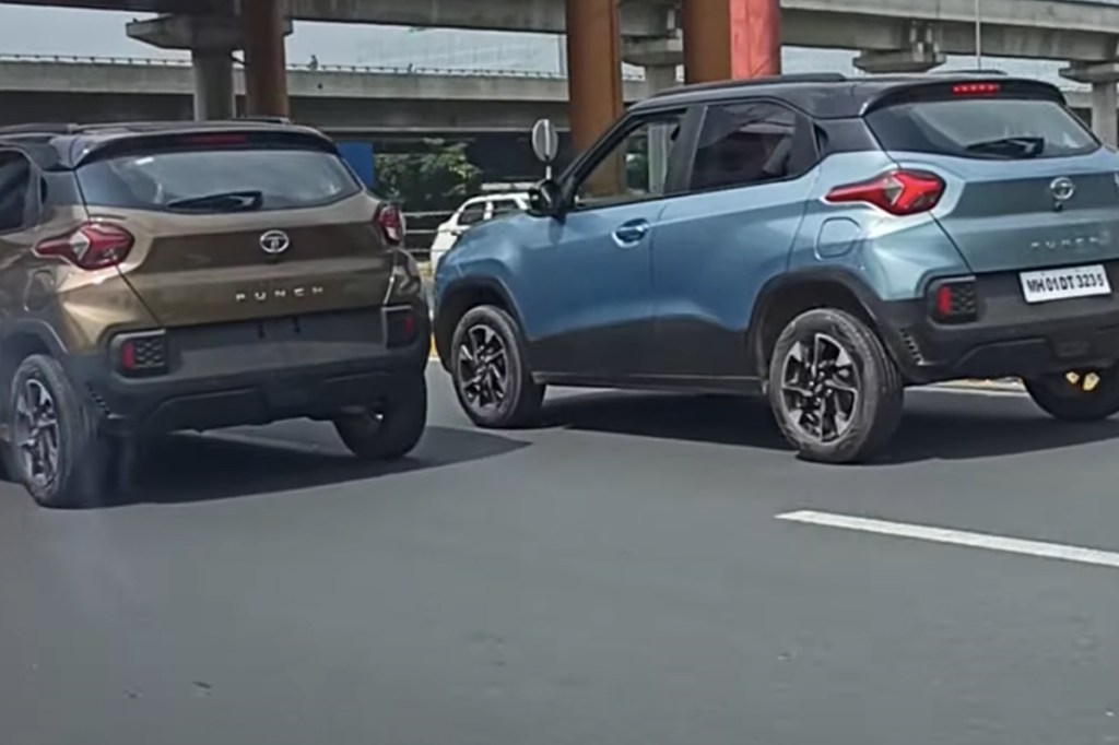 Tata Punch spotted undisguised: New colour options spied