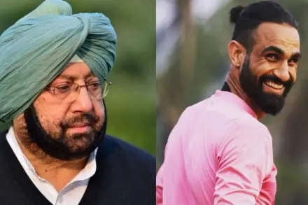 There is just one syllable difference between the name of former Punjab chief minister and Indian football team goalkeeper Amrinder Singh.