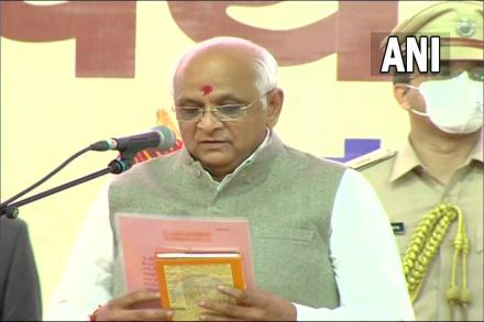 Bhupendra Patel, a first-time MLA and a close aide of Anandiben Patel, was administered oath as the chief minister of Gujarat by Governor Acharya Devvrat. 