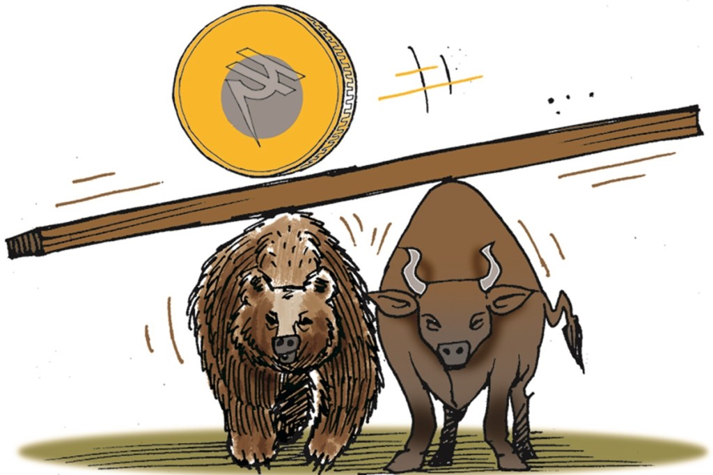When you rebalance your portfolio and get back to your initially decided allocation ratio, you do purchases in a bear market and profit booking in a bull market.