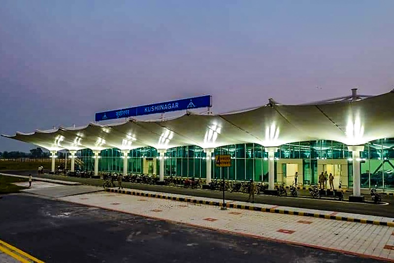 kushinagar international airport, kushinagar airport, kushinagar, uttar pradesh, pm modi, modi, buddhist pilgrimage sites, buddhist pilgrimage, sri lanka