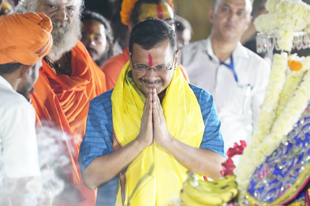 In the third video, Kejriwal can be heard saying that he wonders whether this country would have been developed if Jawaharlal Nehru had built a temple instead of the Steel Authority of India.