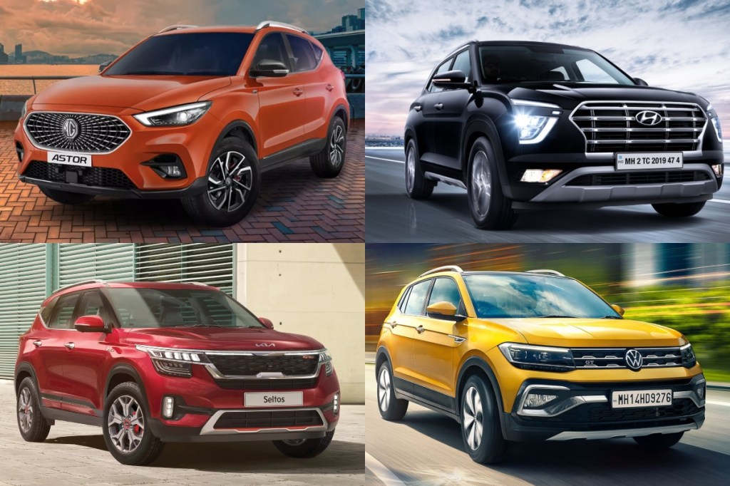 MG Astor vs Creta vs Seltos vs Taigun vs Kushaq