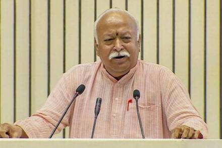 Mohan Bhagwat said this was happening because Hindu families were not giving their children the values of pride for one’s religion and traditions.