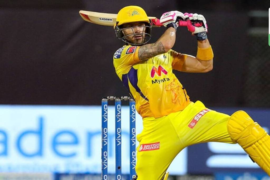Du Plessis, who retired from Test cricket earlier this year in February after scoring 4163 runs and missed out on CSA's central contract, played his 100th IPL match on Friday.